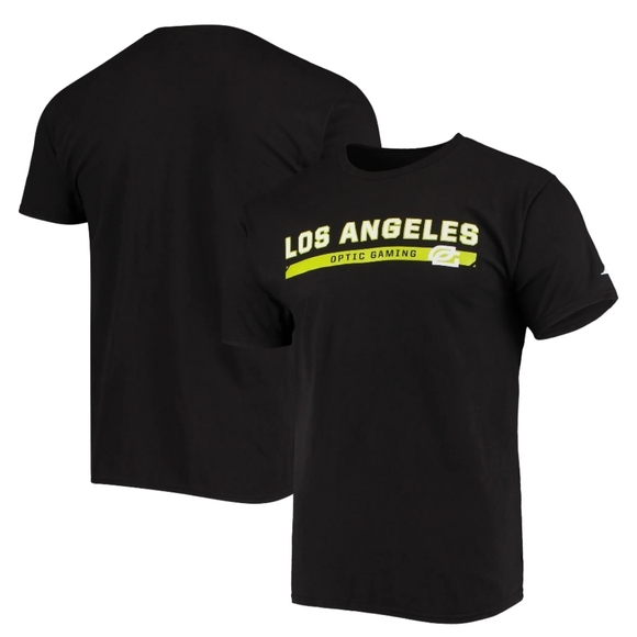 OpTic Gaming Los Angeles Black Tee T-Shirt Call of Duty League Men's XL & Large - Picture 1 of 3